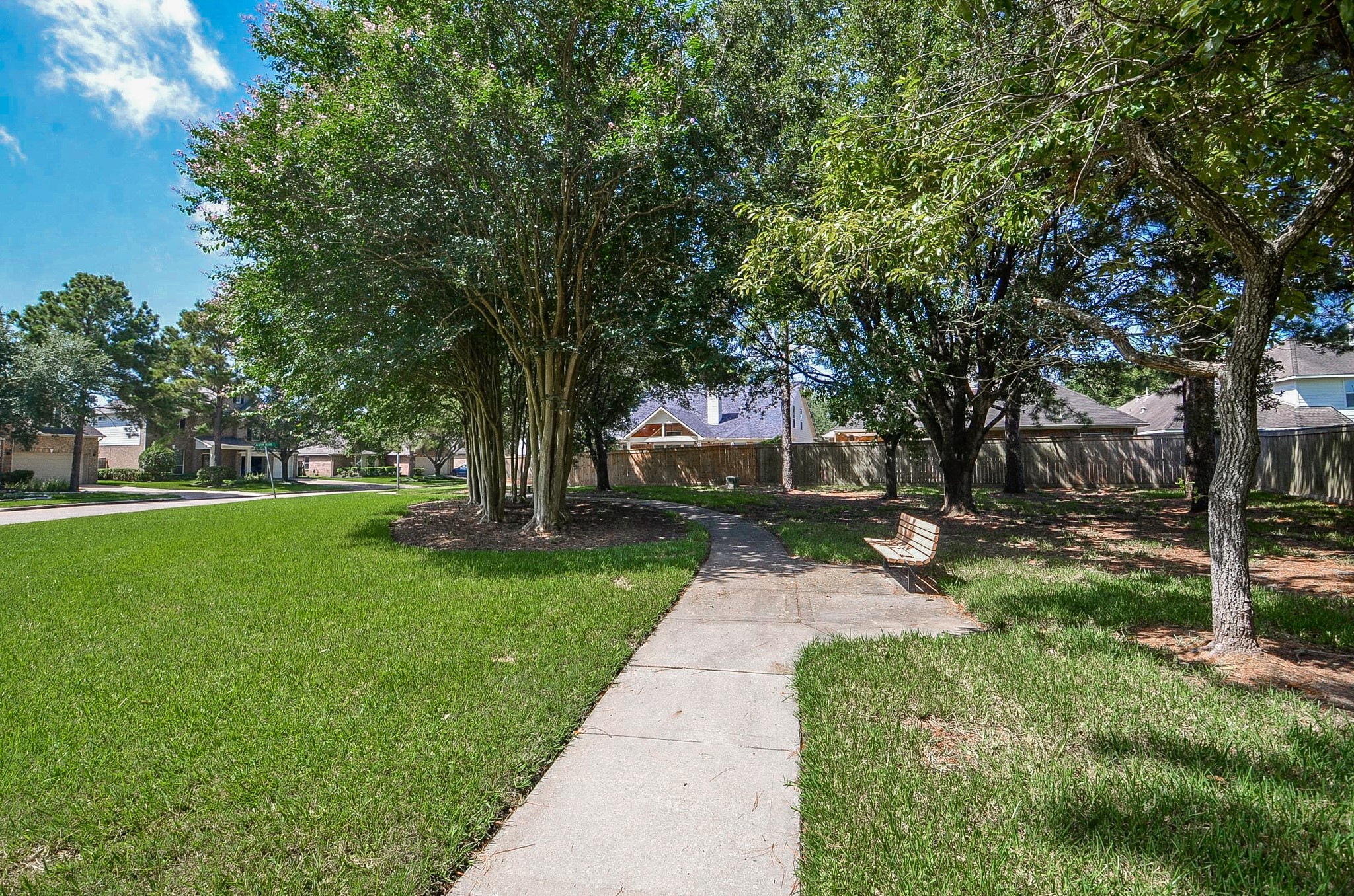 Enjoy direct access to a tranquil greenbelt and park just steps from your front door.