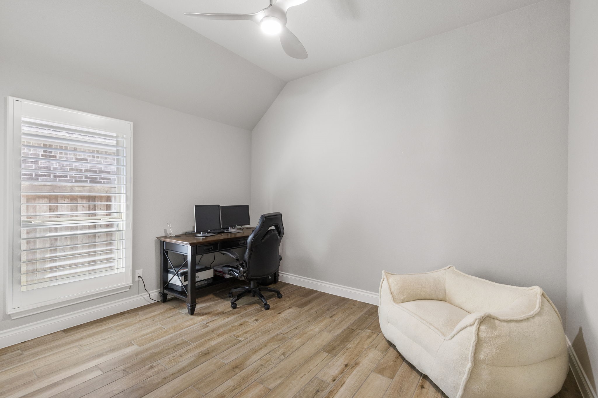 Secondary bedroom #2 currently used as office space