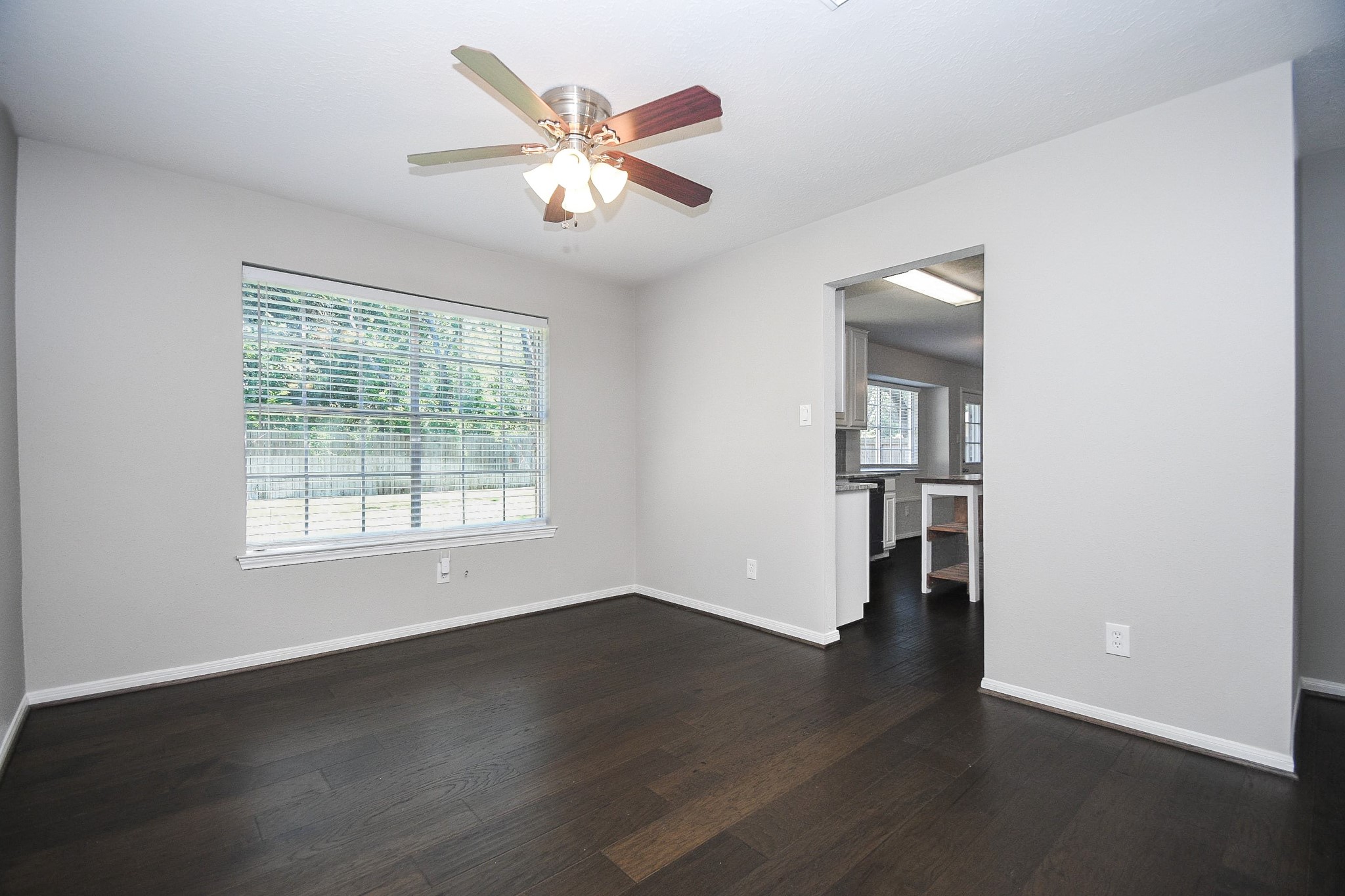 Large formal dining room that can look fabulous for special dinners with just a little tweak here and there.