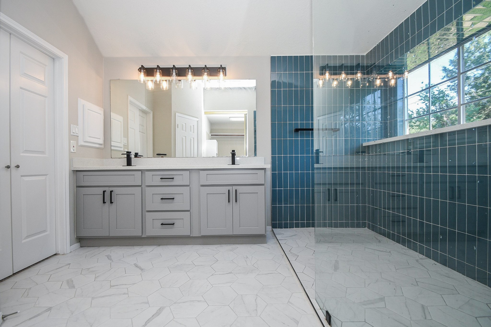 Another view of the amazing primary bathroom.