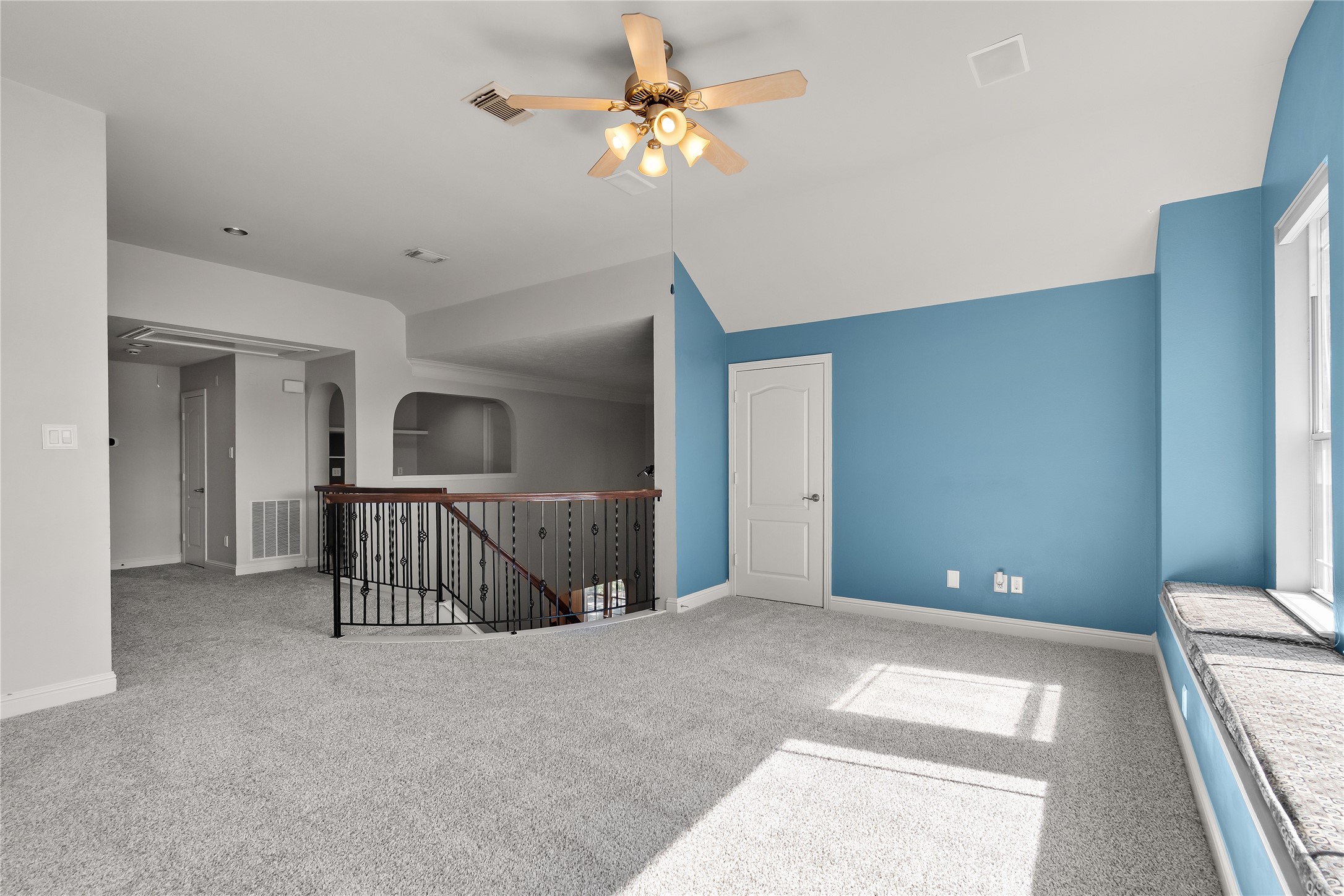 ROOM TO RELAX, PLAY & ENTERTAIN! This generously sized upstairs game room offers flexible space for movie nights, games, hobbies or a comfortable second living area.