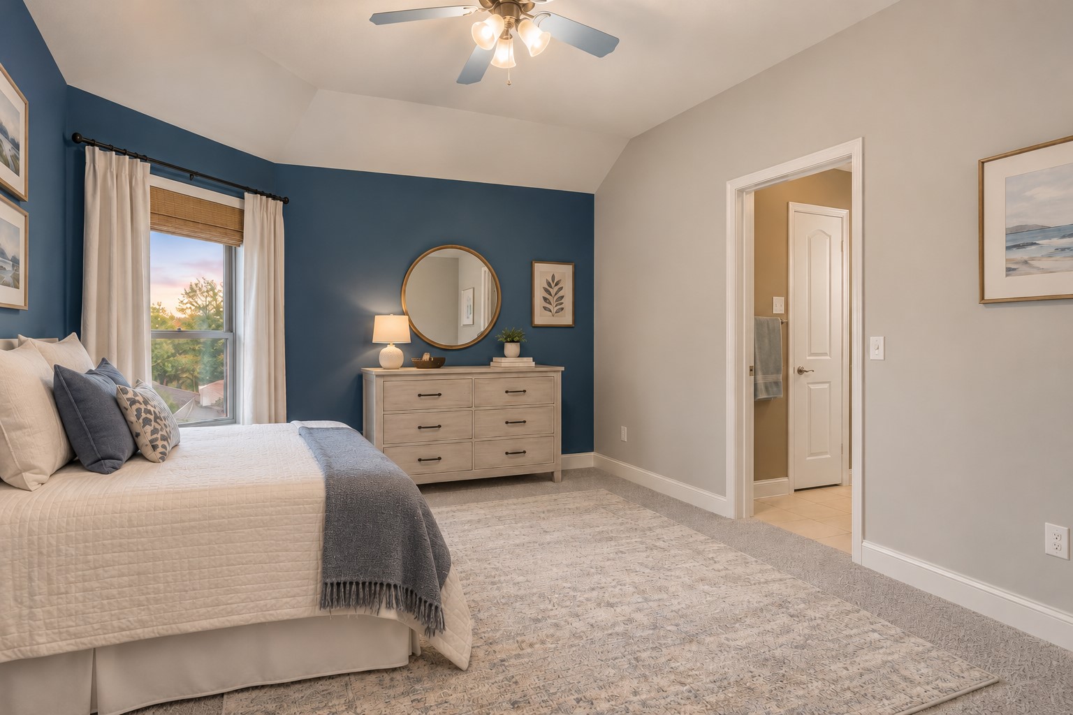 **Virtually Staged** secondary bedroom.
