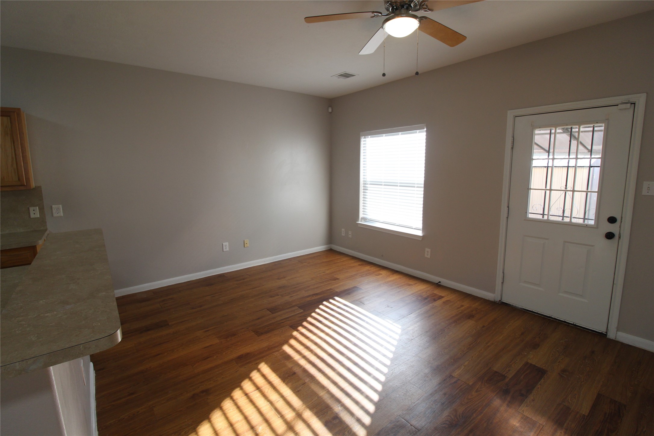 Family room is open to the kitchen and has immediate access the the covered patio area. Family room is open to the kitchen and has immediate access the the covered patio area.
