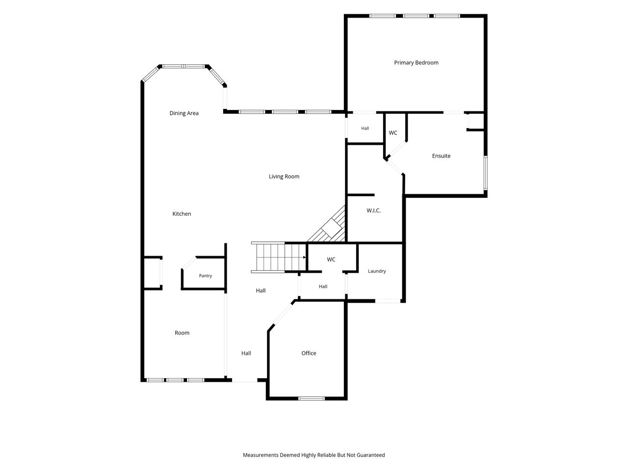 Architectural floor plans: First Level.