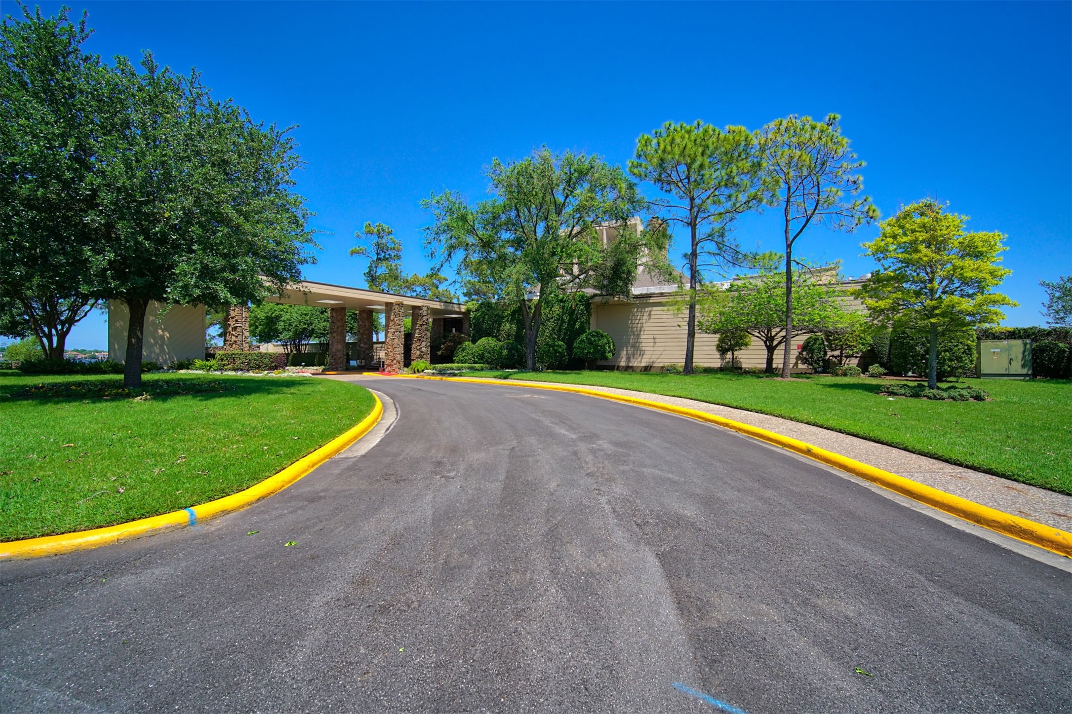 Fitness Center with a heated lap pool behind it.