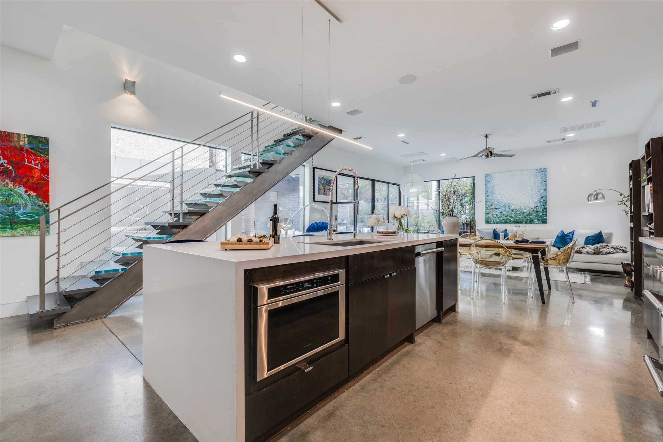 Gorgeous open plan living - enjoy entertaining in this gorgeous home, walls of windows allow outside/inside living, brings lots of natural light & energy. Mudroom with seating & extra storage & small office space - not shown in the pictures