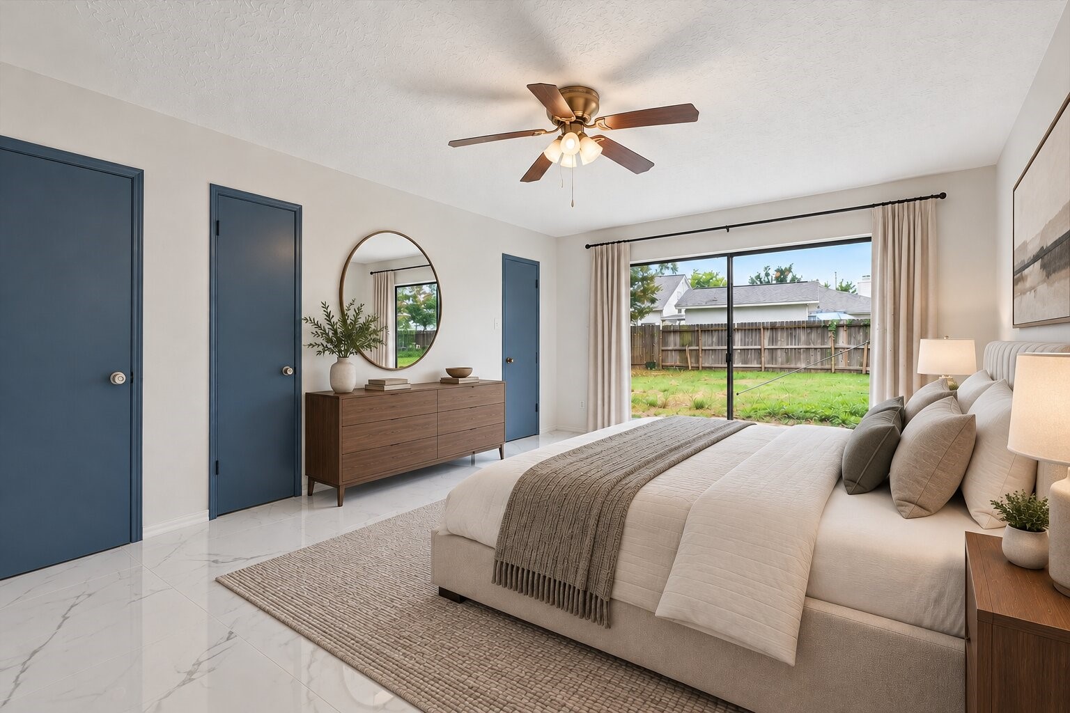 Virtual Staging Primary Bedroom