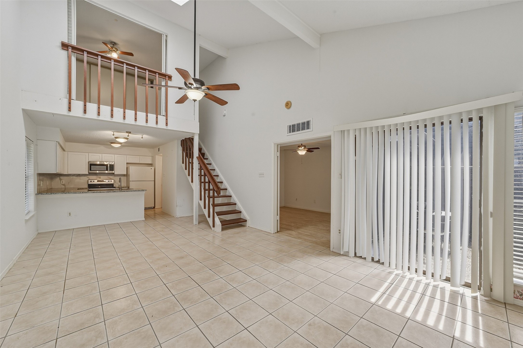 Lots of natural light and space
