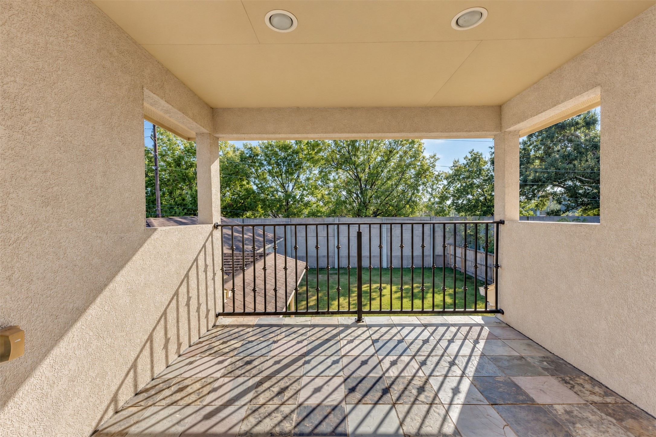 Balconies: Two distinctive balconies add architectural charm and inviting outdoor spaces.
