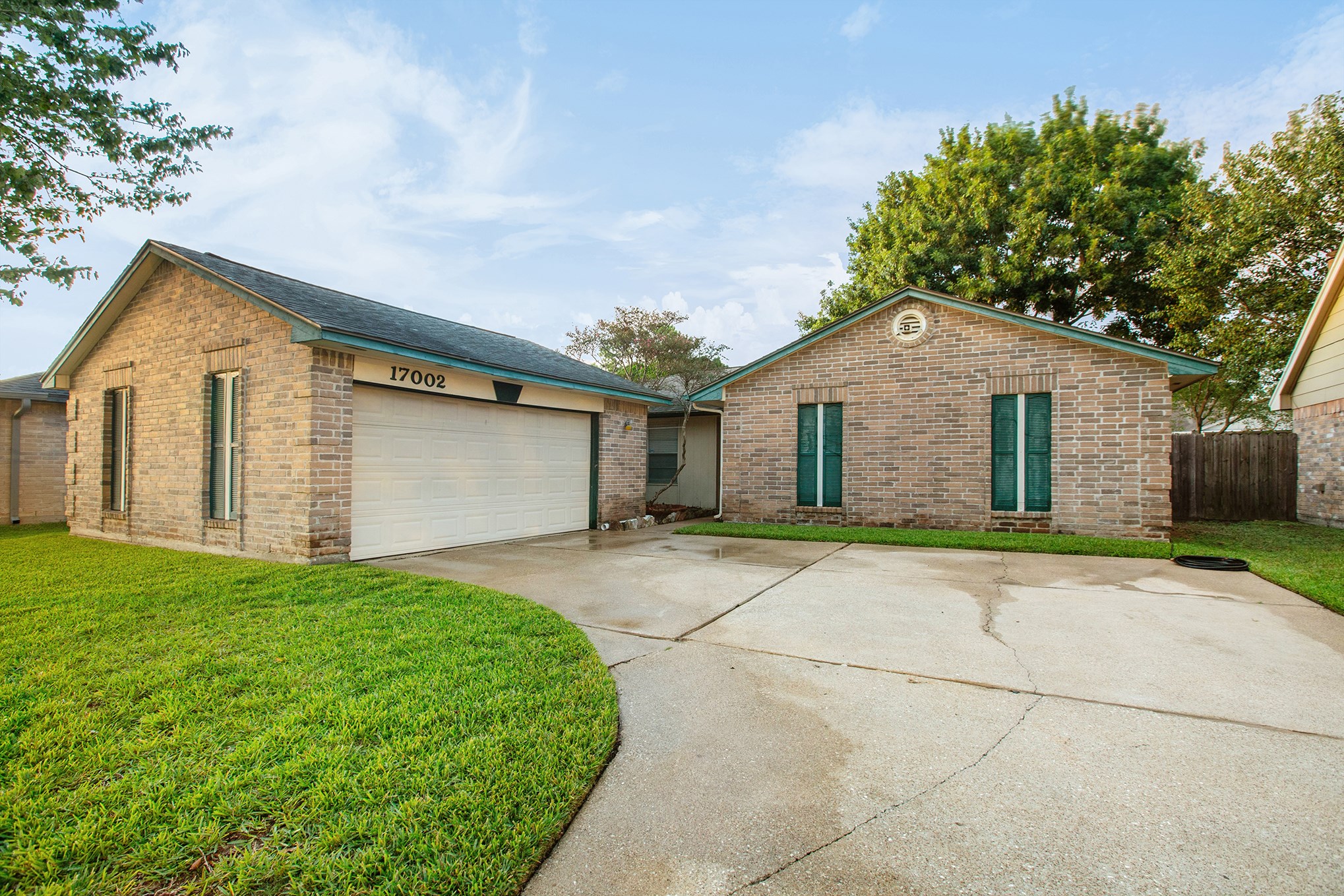 2-car garage provides plenty of room for parking.