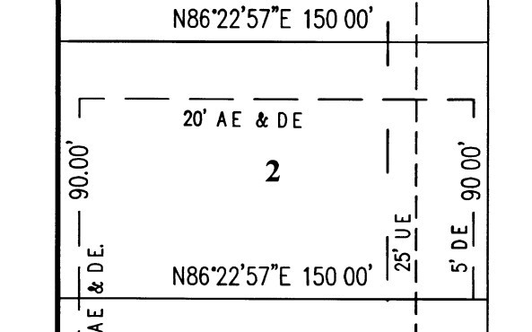 Photo for illustration purposes only. Buyer will need to verify lot dimensions and any applicable easements.