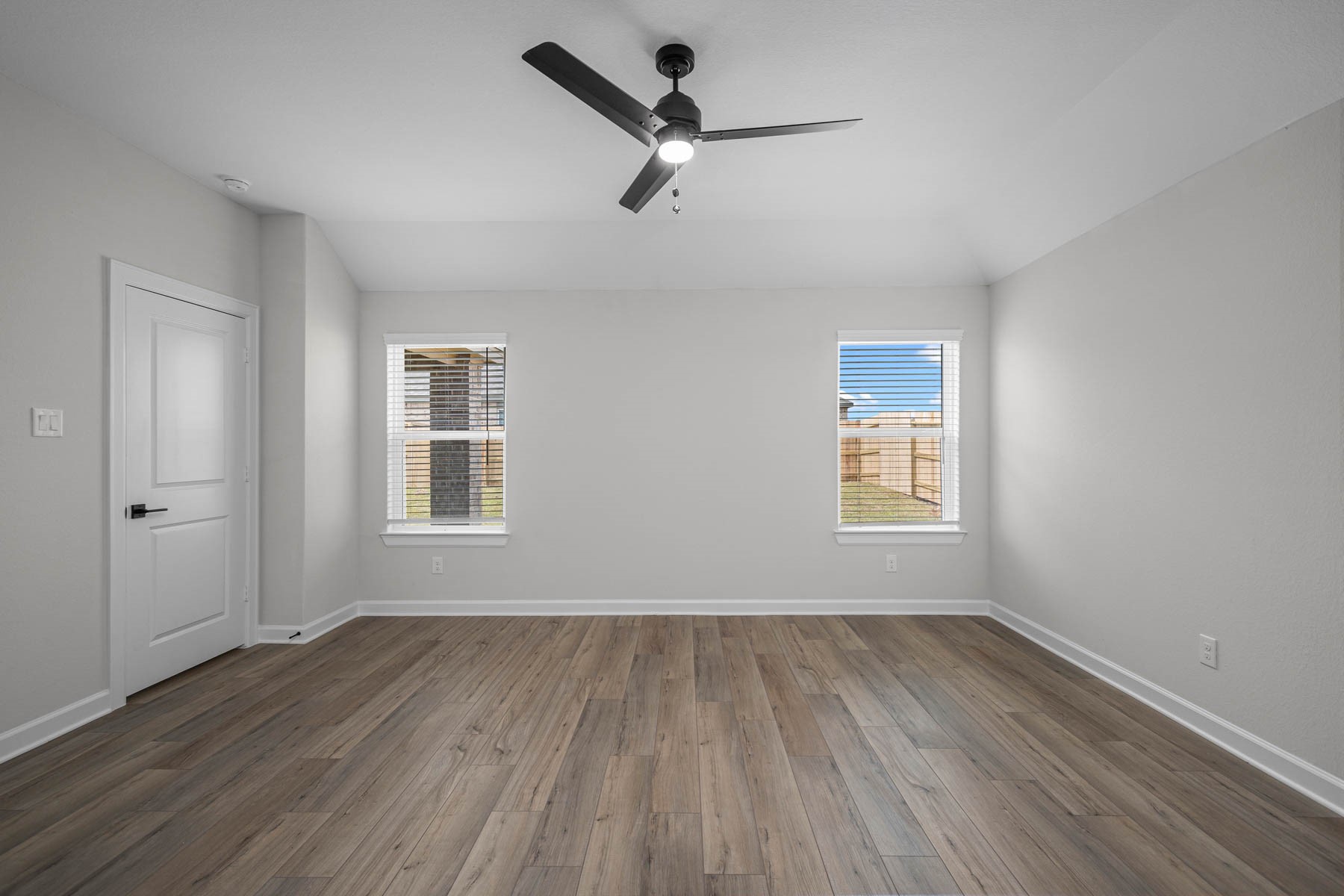 The primary bedroom