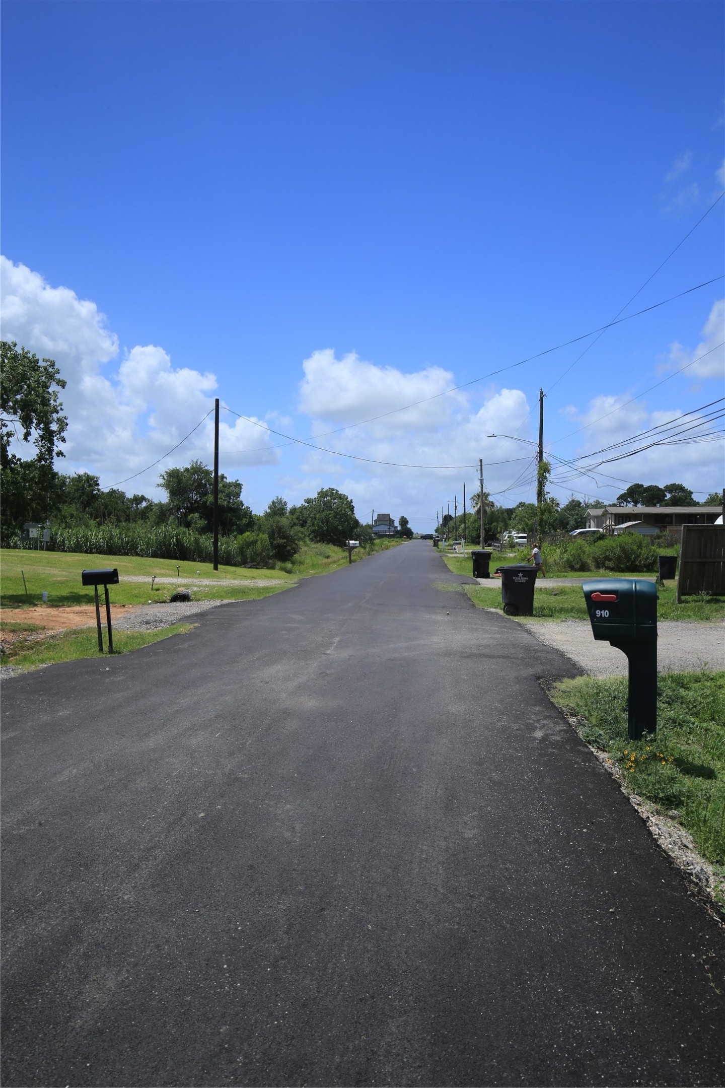 View down the street