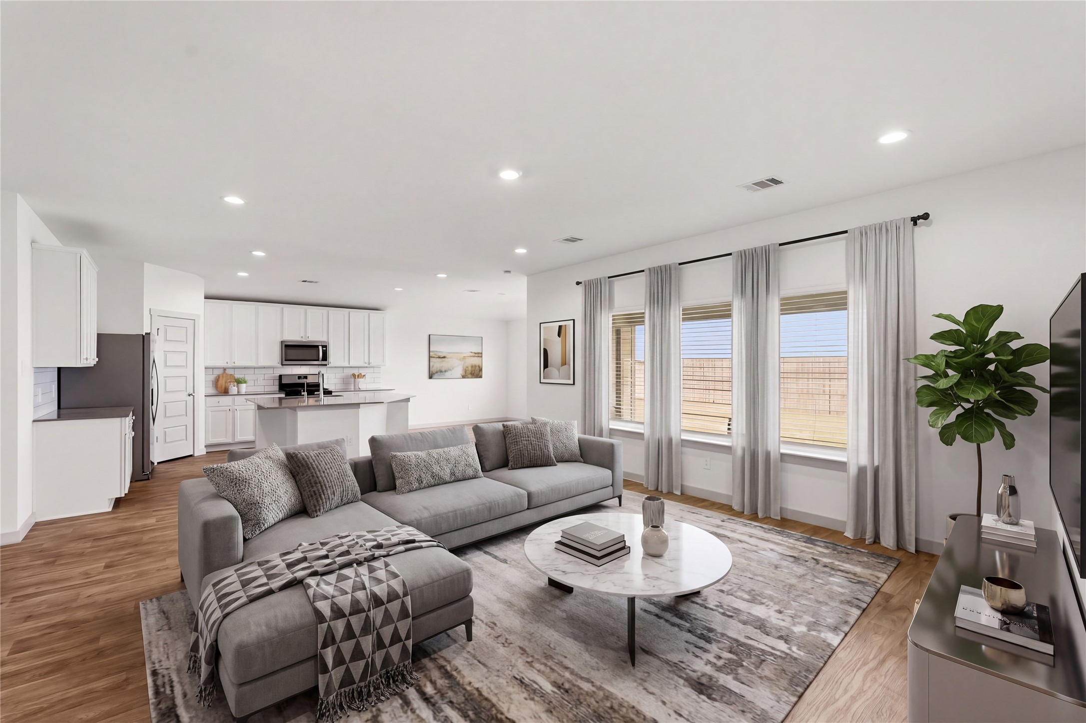 Living Room Virtually Staged to give you a vision