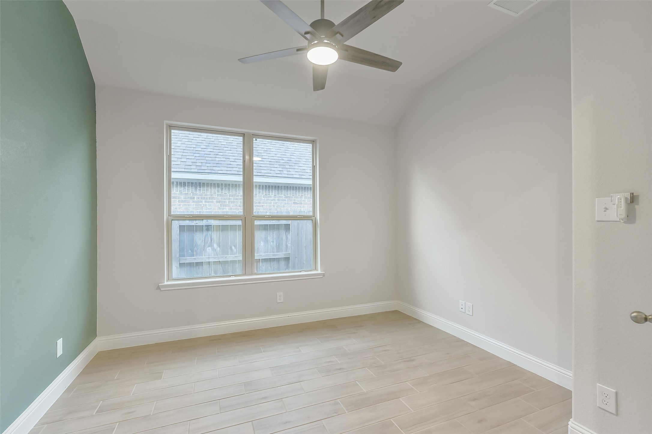 Enjoy natural light from these double windows.