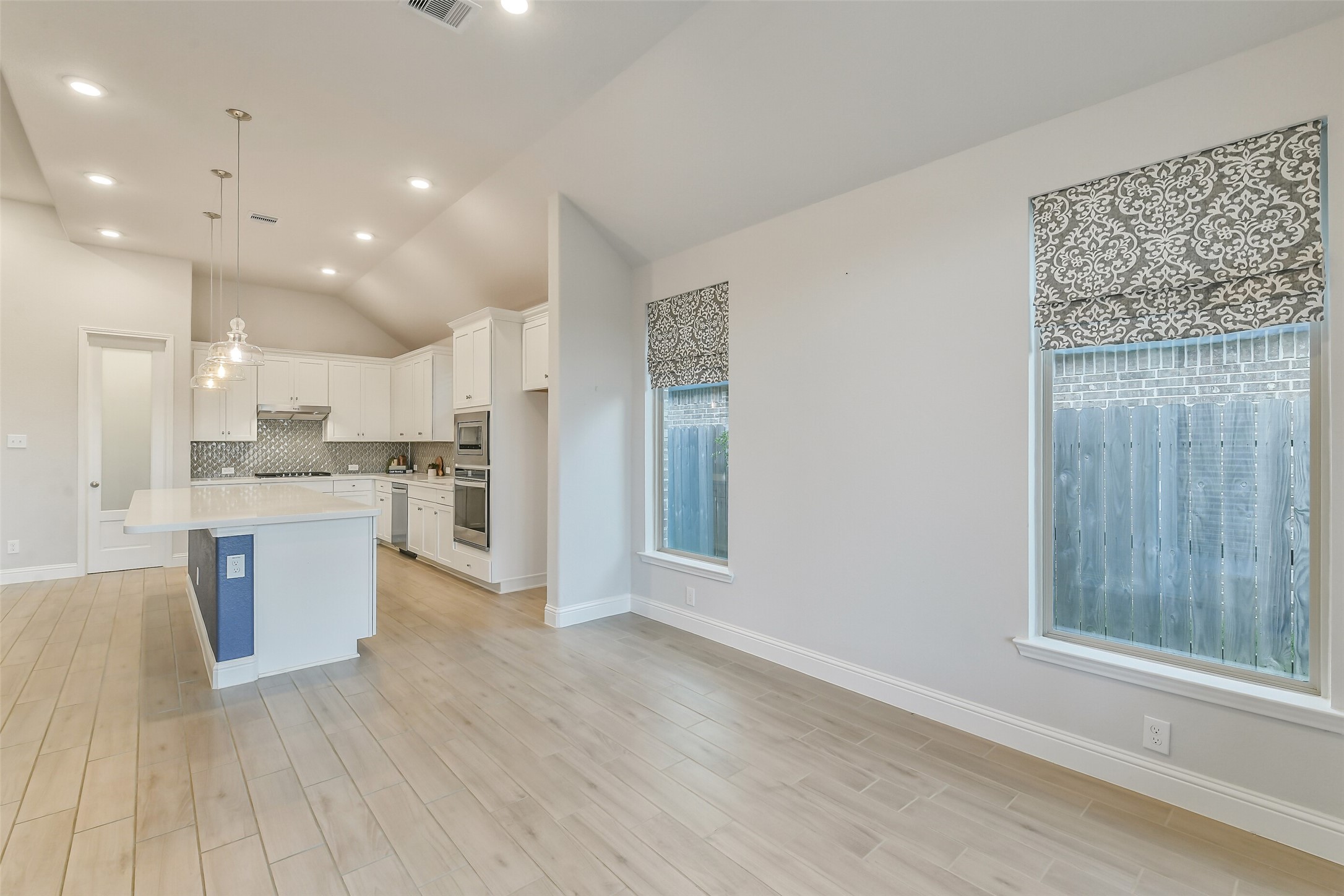 Dining area is situated perfectly off the kitchen.