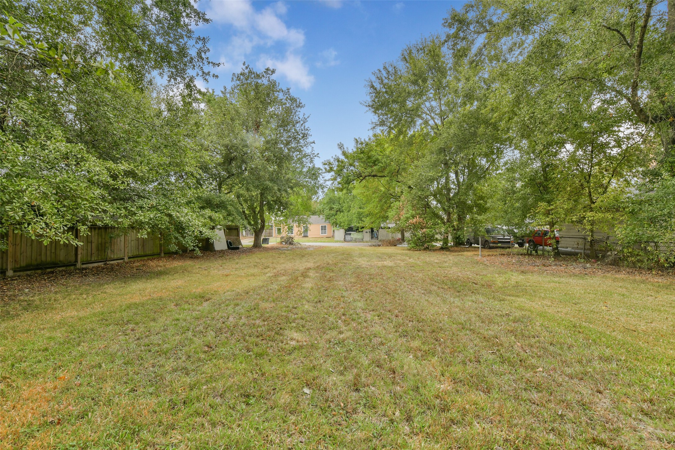 View from the back of the lot