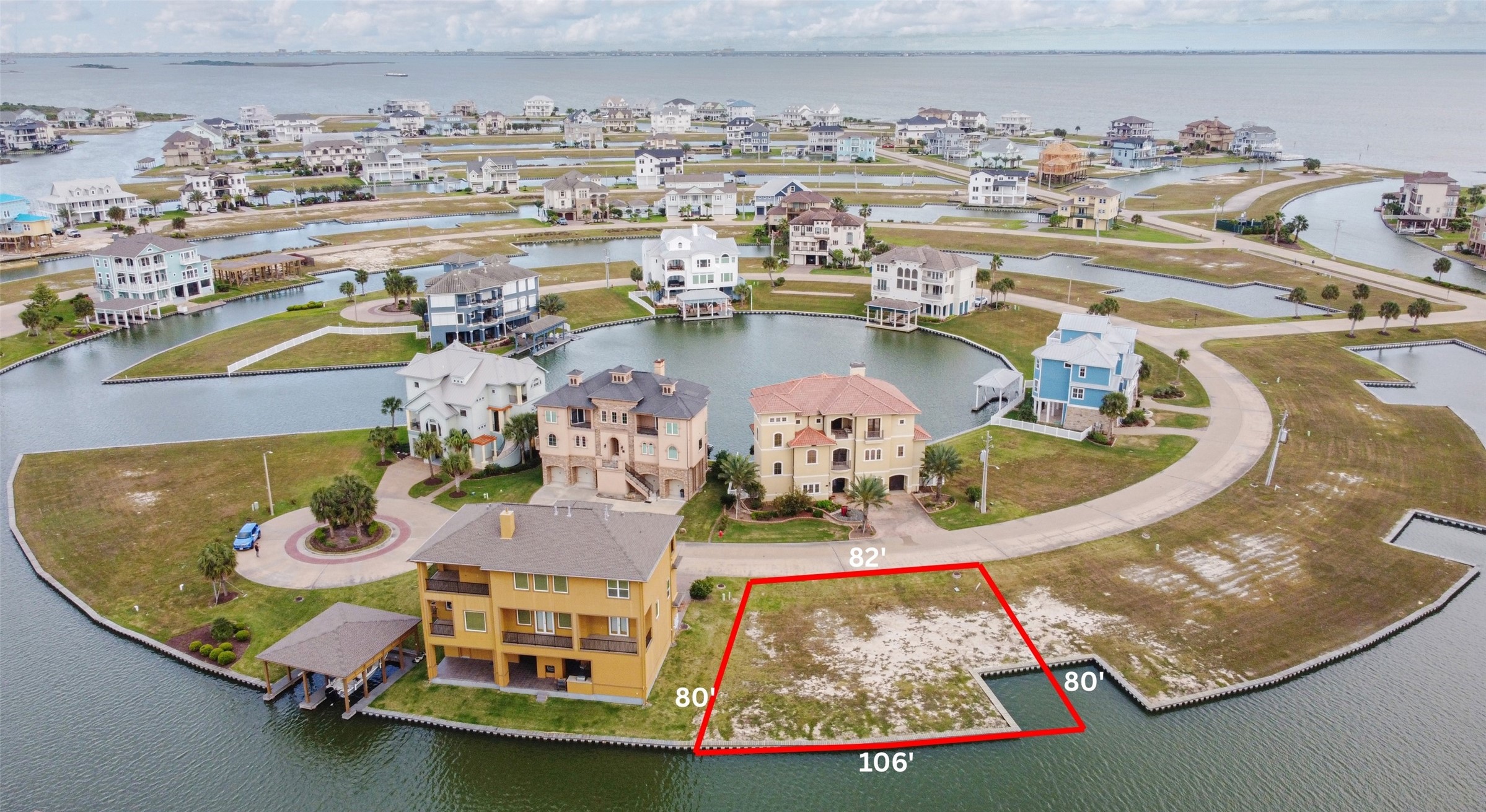 This beautiful waterfront lot in the gated community of Harborwalk is ready for your dream home. With a 2,500 sq. ft. minimum build requirement and space for a private boathouse, this property offers the perfect setting for coastal living. A standout feature is the landscape reserve directly across the canal, providing added privacy and peaceful views with no homes directly across from you. Boundary lines are approximate. This beautiful waterfront lot in the gated community of Harborwalk is ready for your dream home. With a 2,500 sq. ft. minimum build requirement and space for a private boathouse, this property offers the perfect setting for coastal living. A standout feature is the landscape reserve directly across the canal, providing added privacy and peaceful views with no homes directly across from you. Boundary lines are approximate.