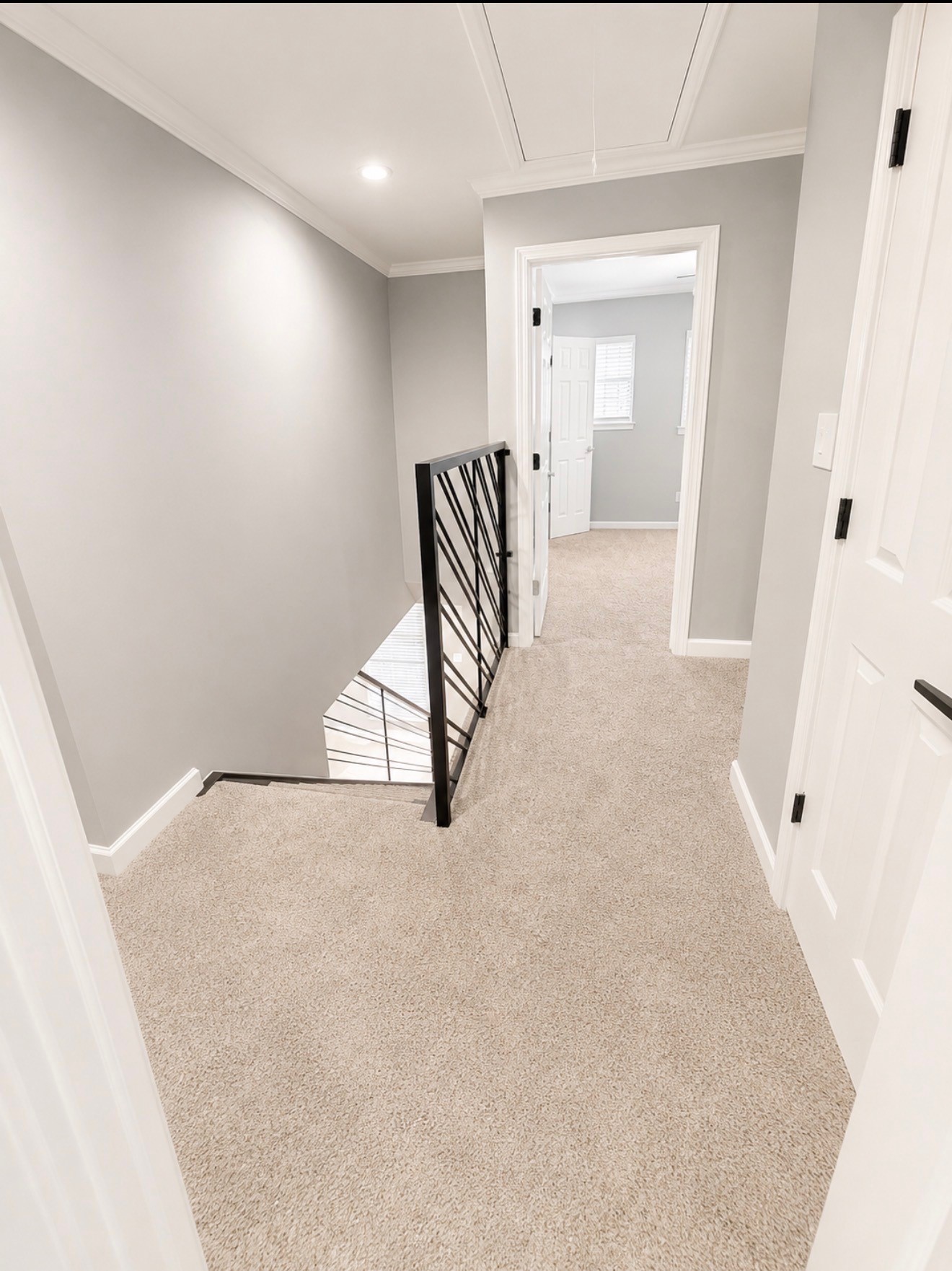 View of hallway towards stairs.
