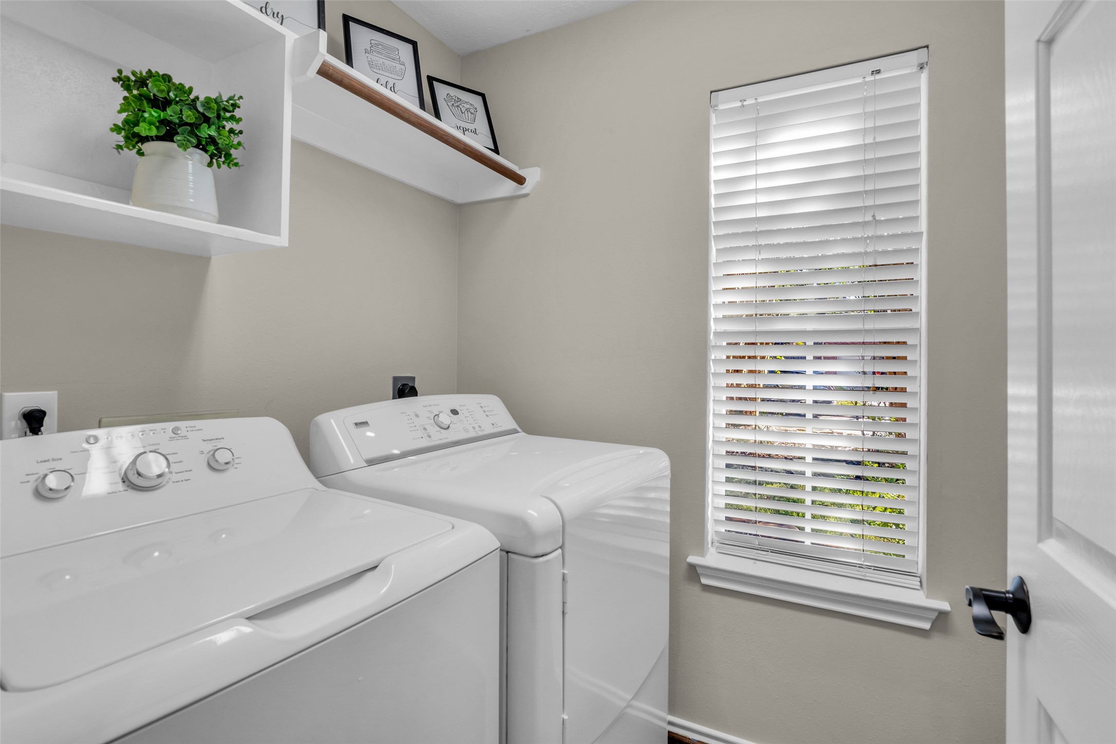 Washer and Dryer included