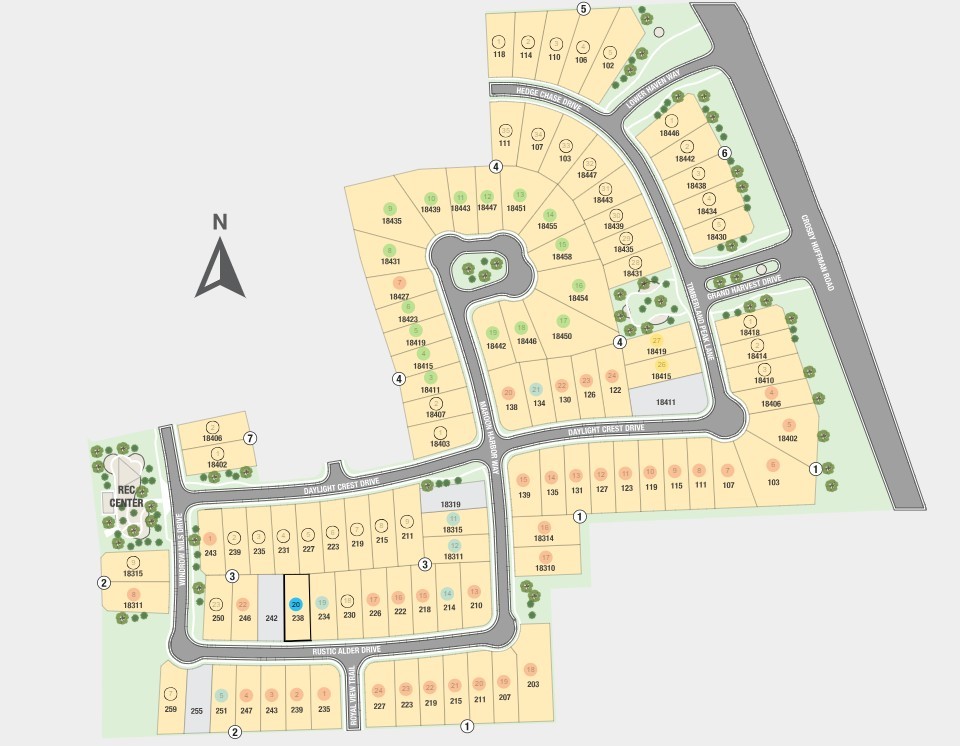 238 Rustic Alder Drive Sitemap