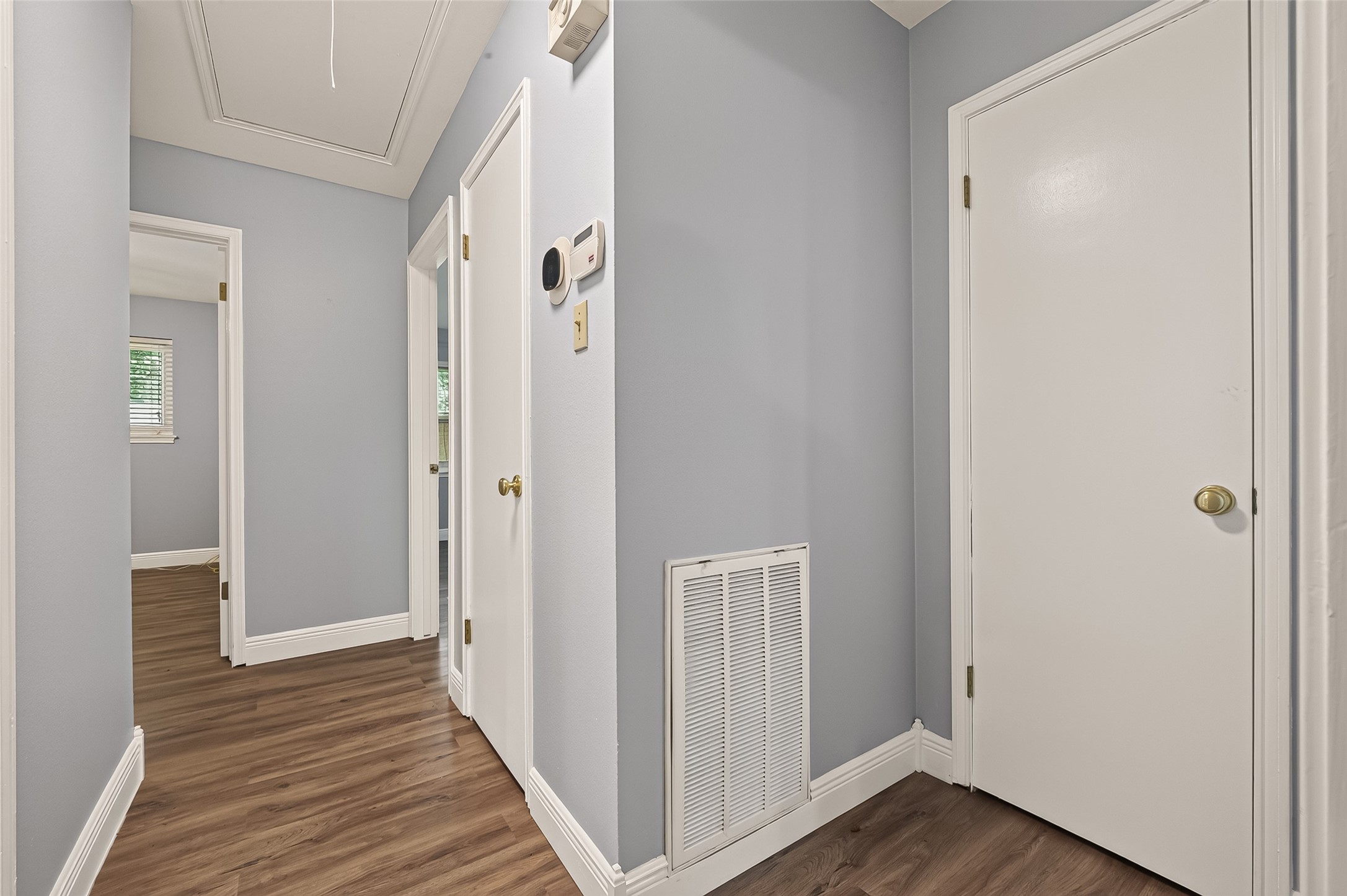 Hallway leading to bedrooms