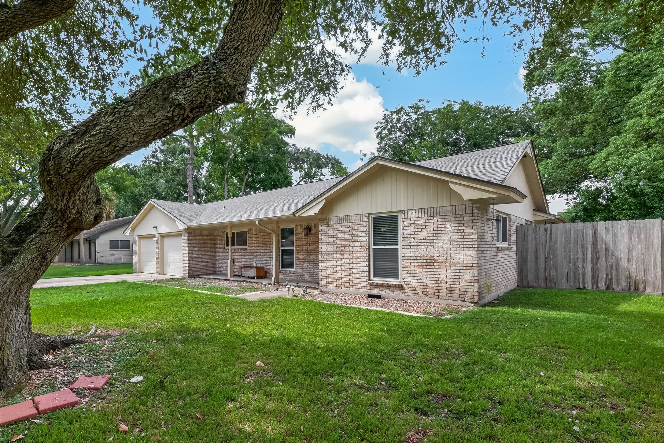 Large mature tree for added shade in front yard!