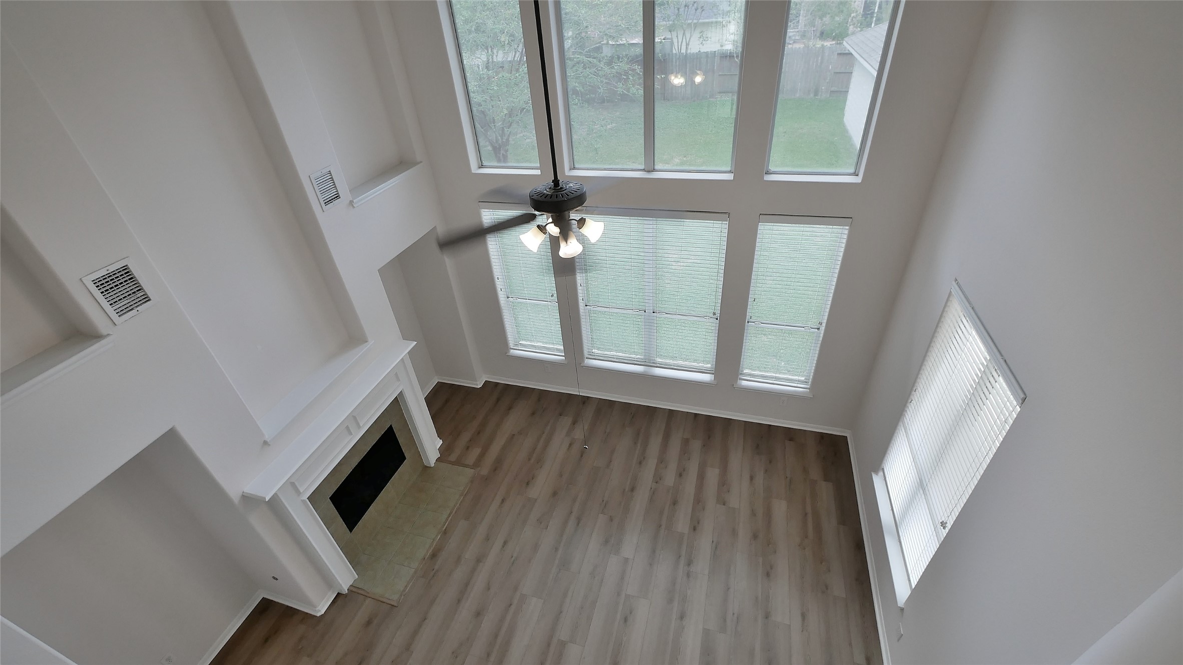 Family room from 2nd floor landing