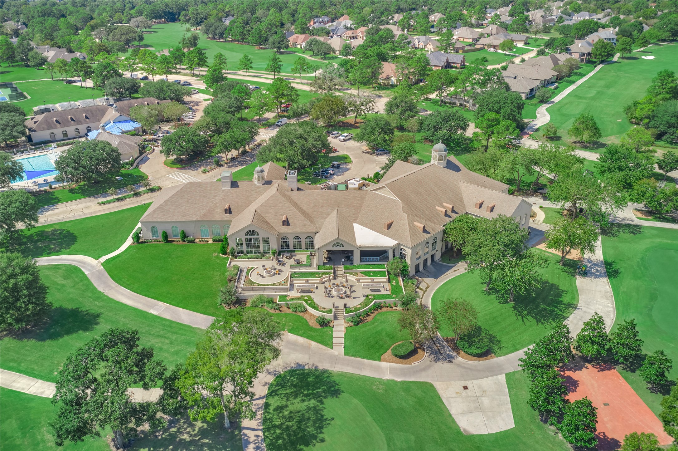 Indulge in fine dining at the nearby country club