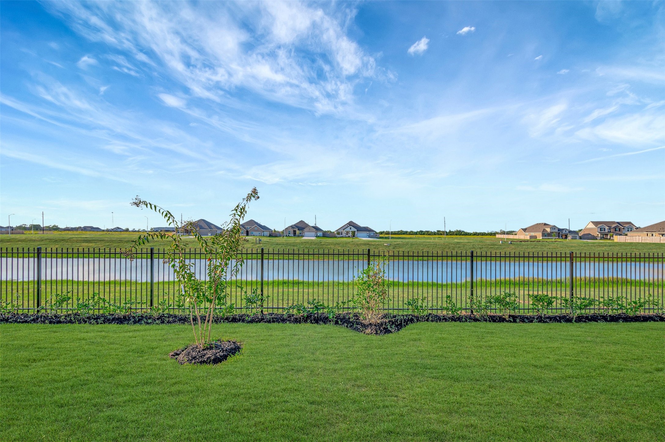 Peaceful backyard with gorgeous views