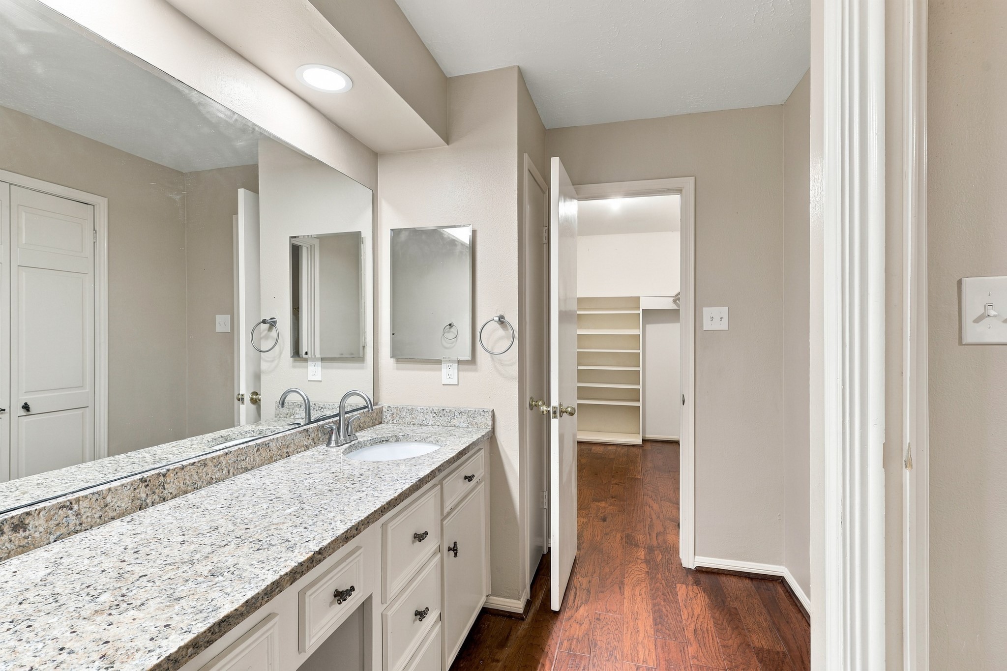Primary Bath with Granite Countertops