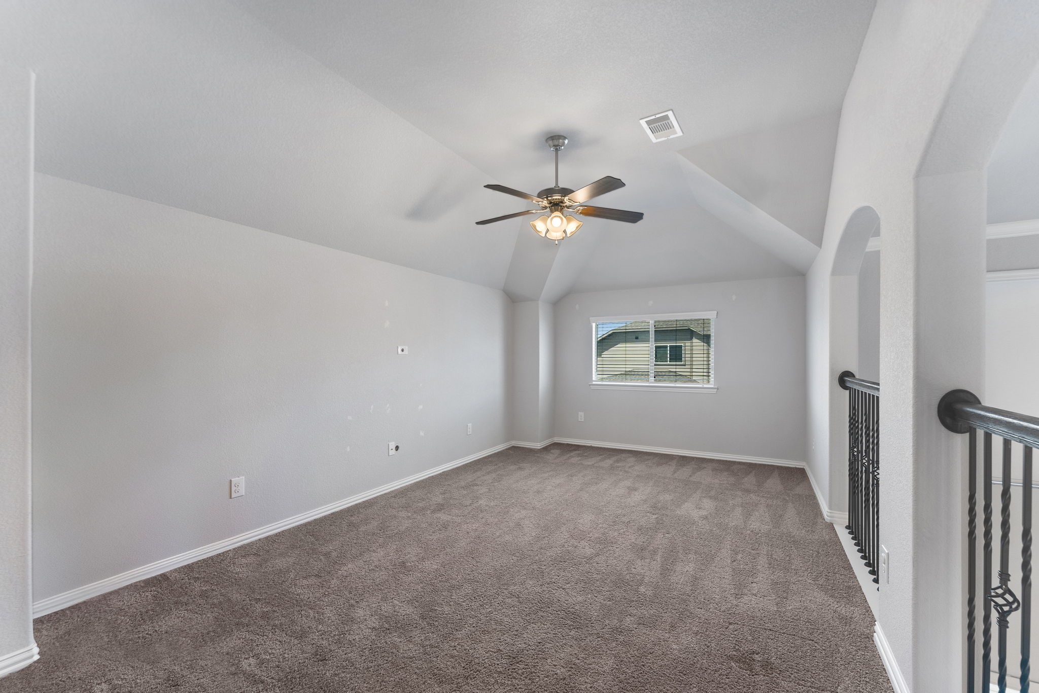 Empty game room space.