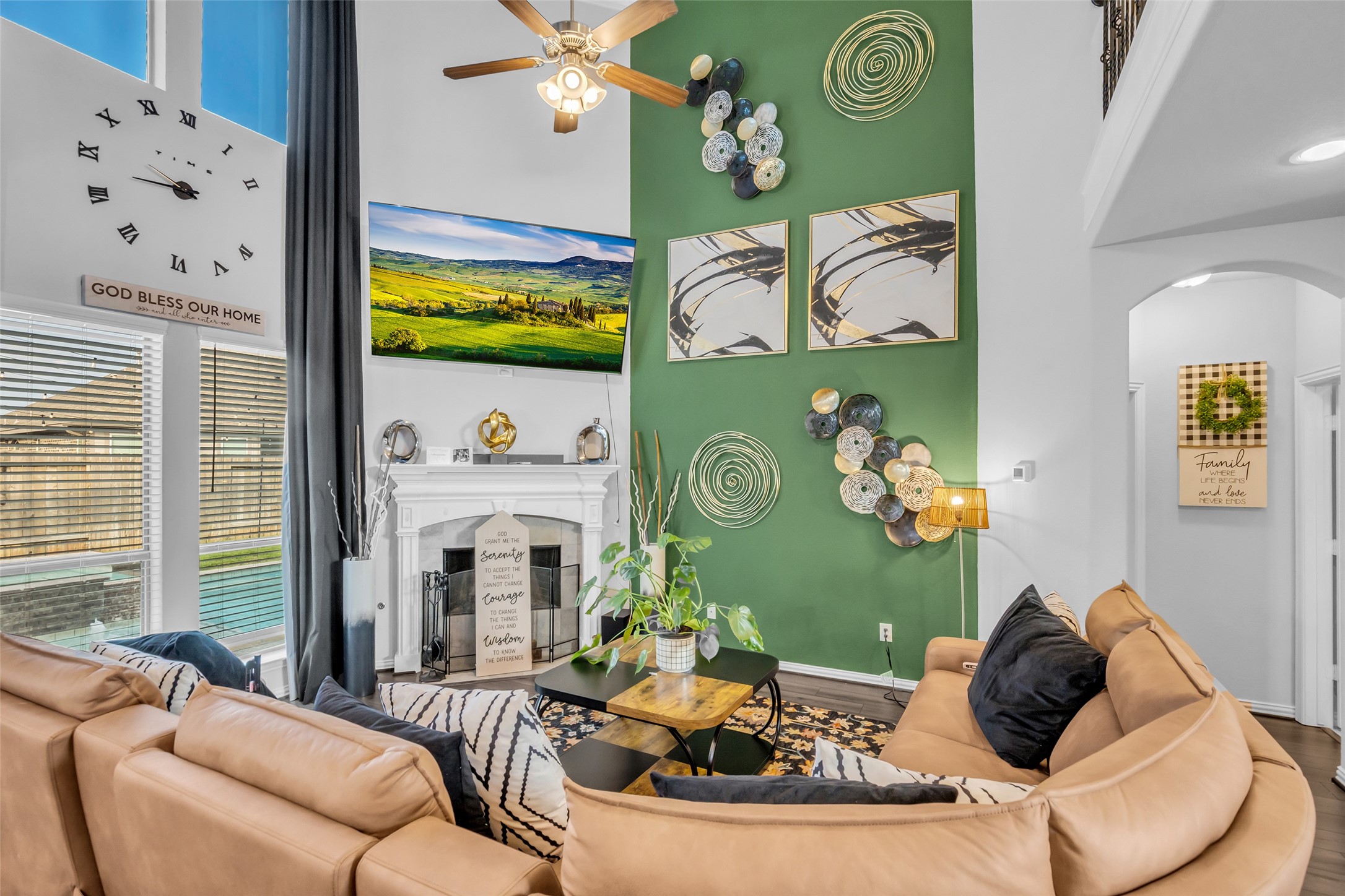 Living area view.
