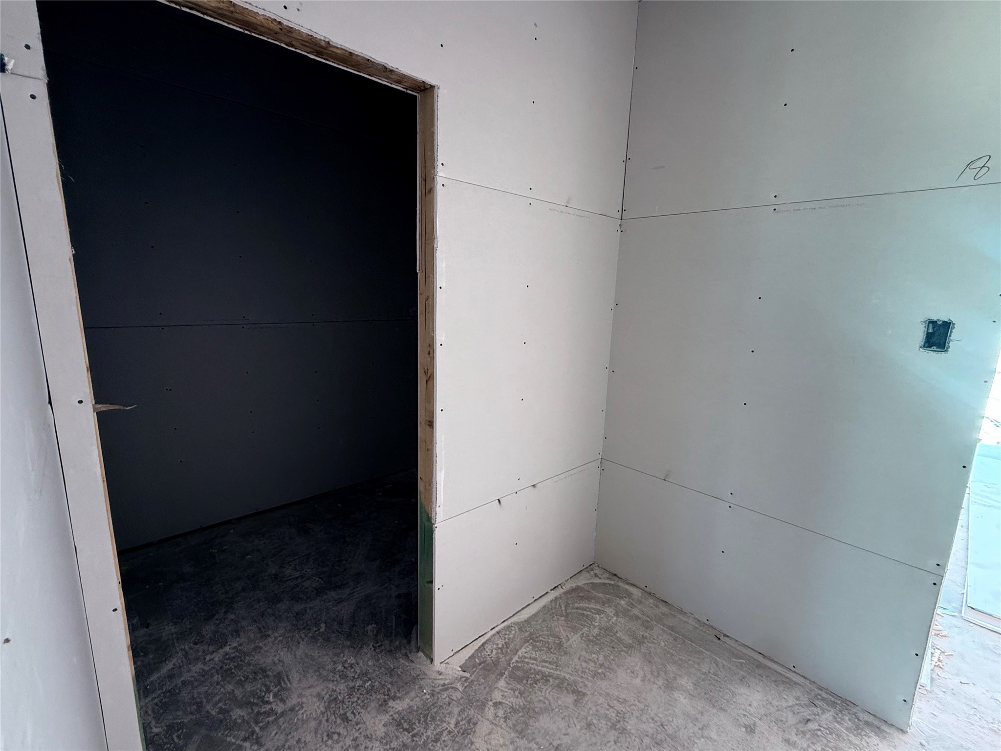 Mud room off garage and laundry room