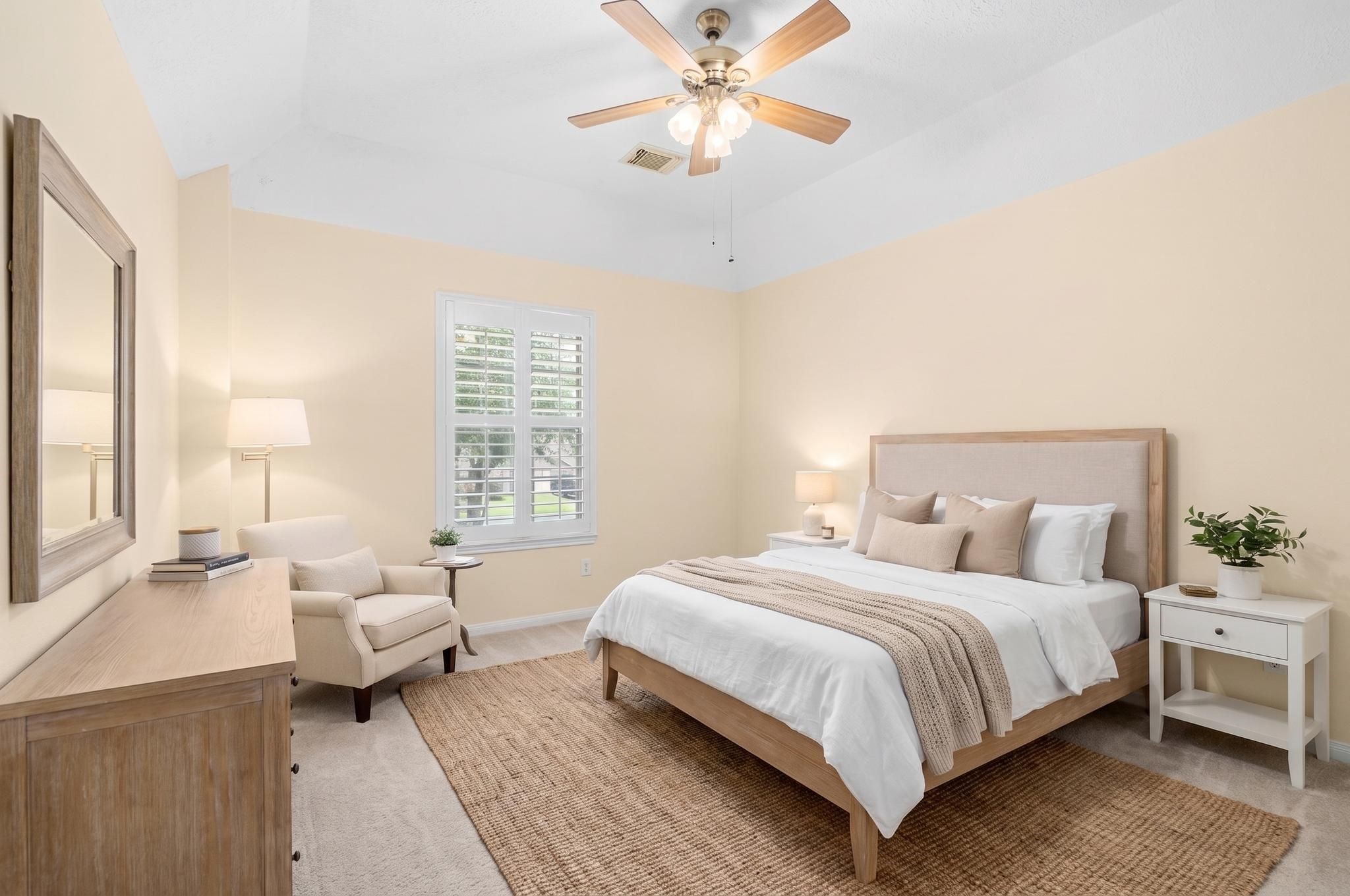 Bedroom - Located on the 2nd floor (Virtually staged).