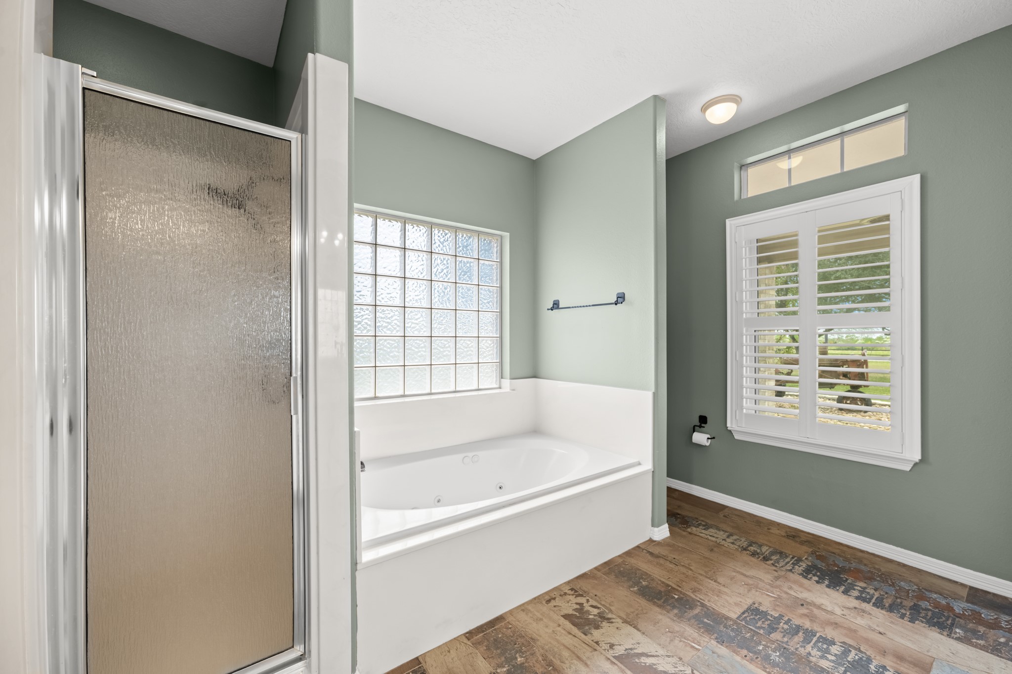 custom tub and shower