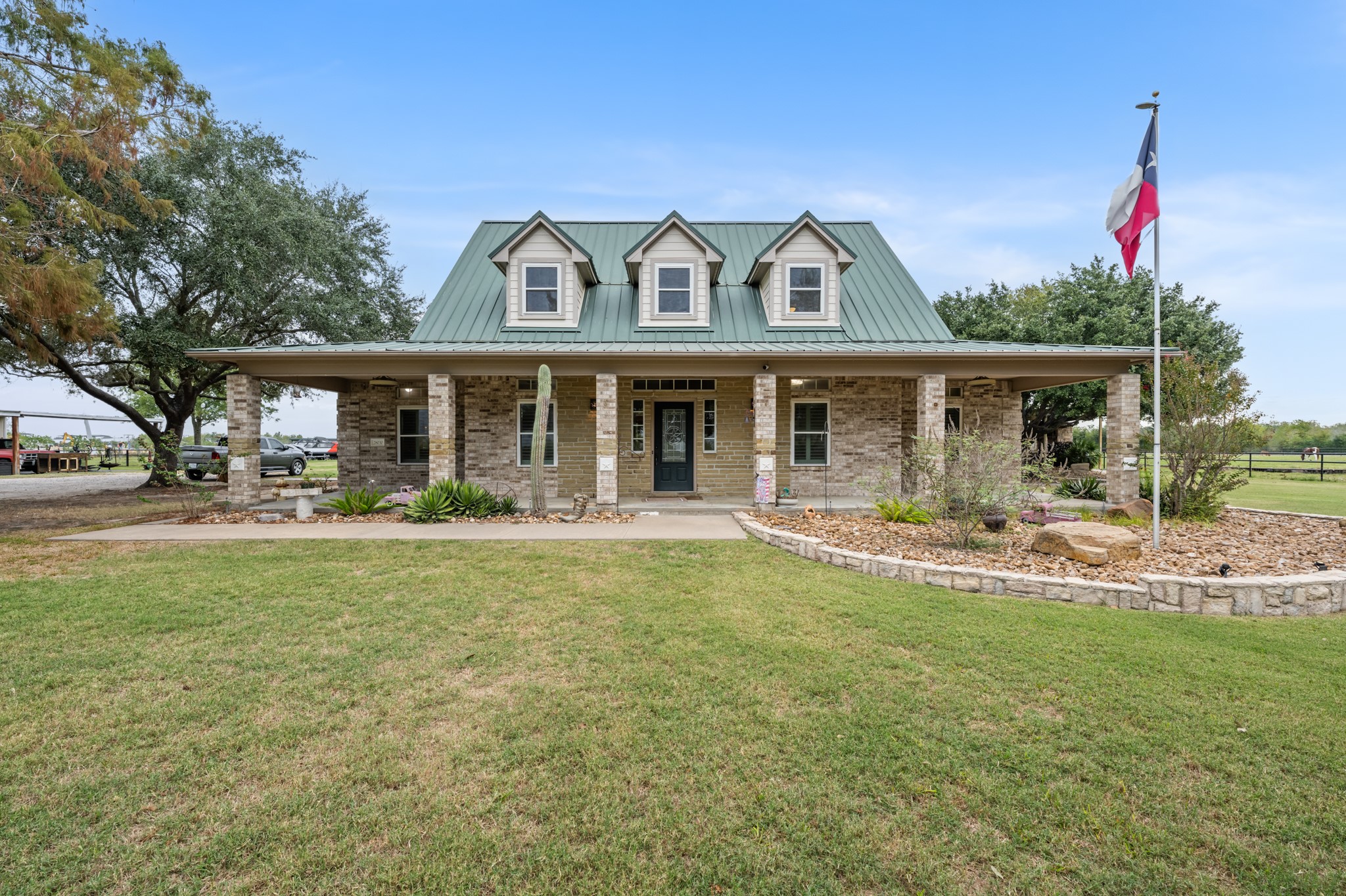 Large front porch