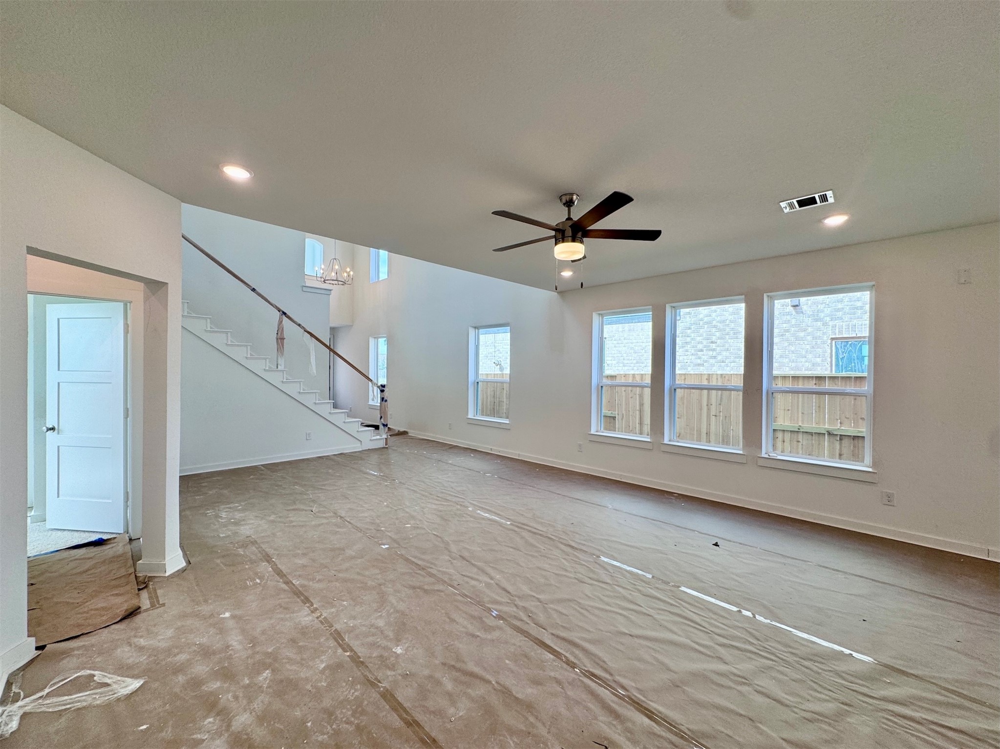 The living room is expansive enough for a huge sectional so you can have a true cozy living experience every single day!