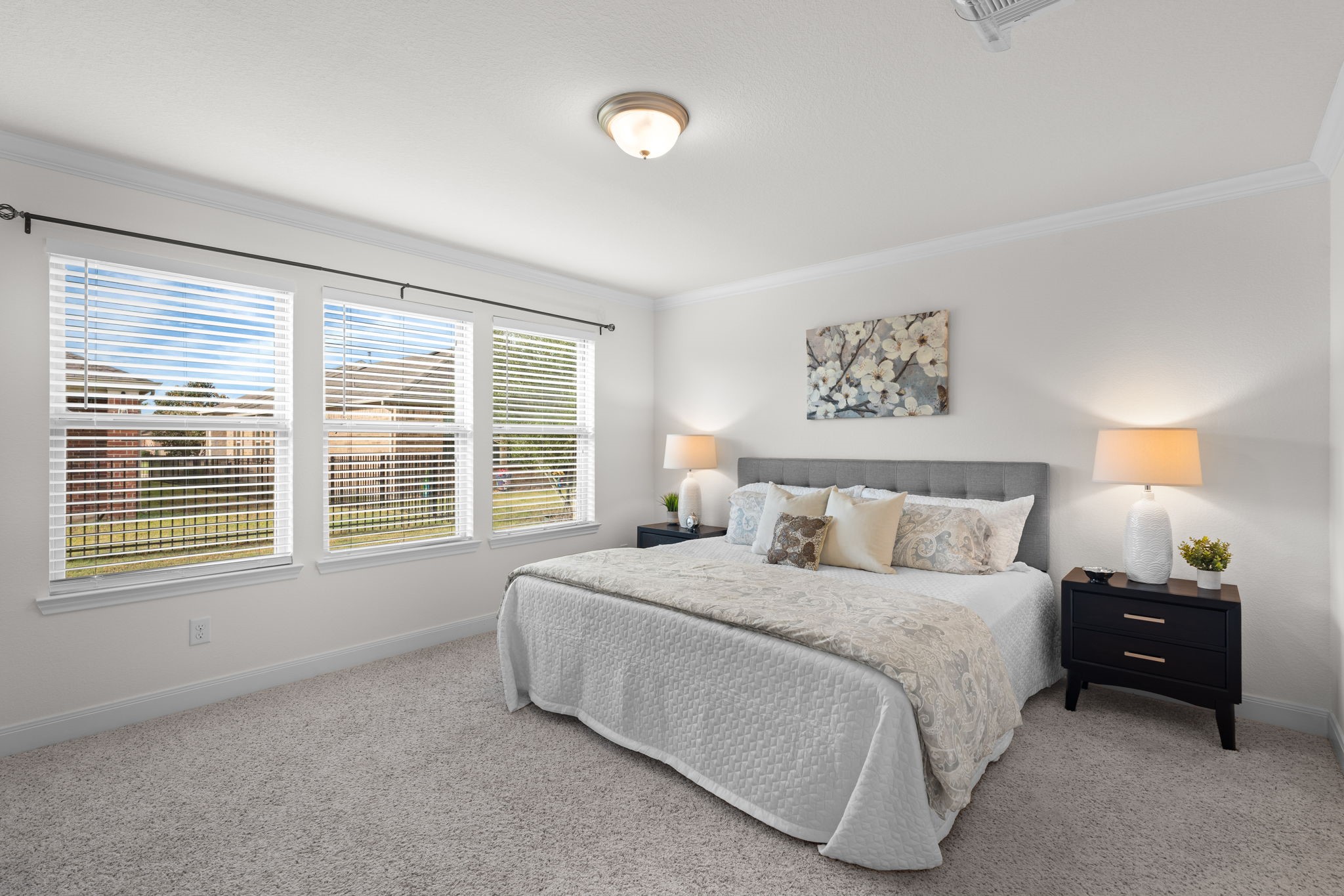 Comfortable Owner's Suite offers privacy & a relaxing place to recharge!
