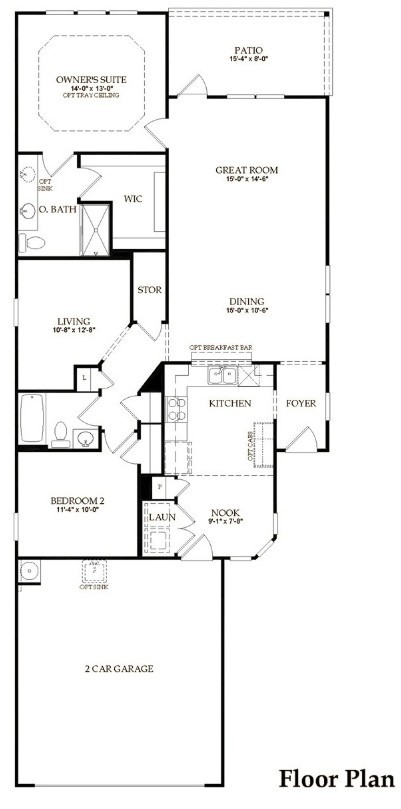 Floor plan shown is a mirror image of actual home. Driveway is located on right side.