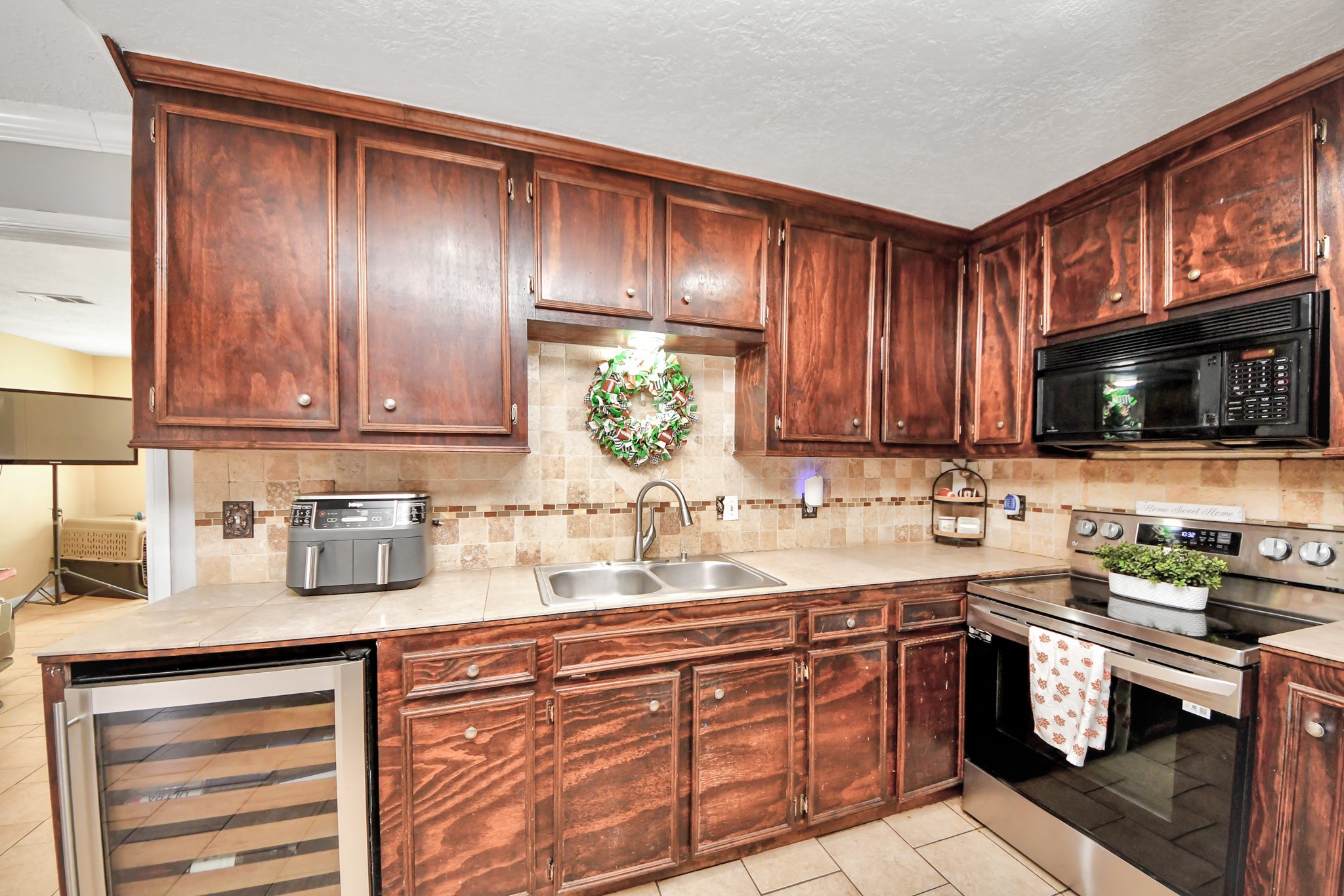 Another view of kitchen area.