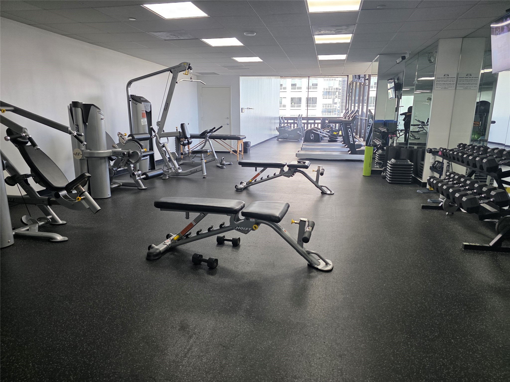 On-site fitness center