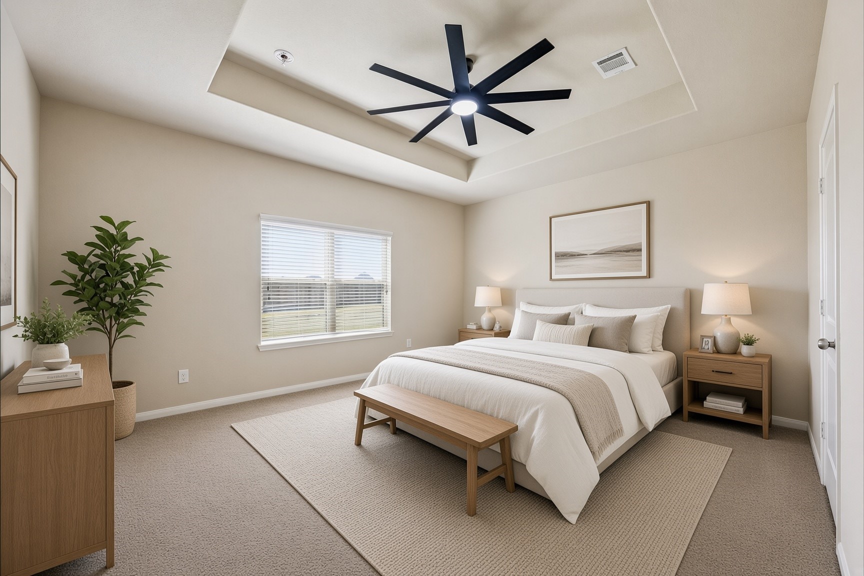 Primary suite *Virtually staged*