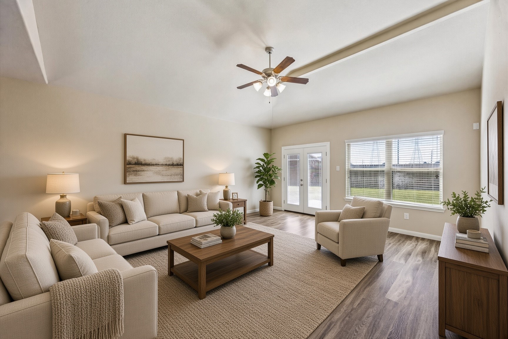 Living room *Virtually staged*