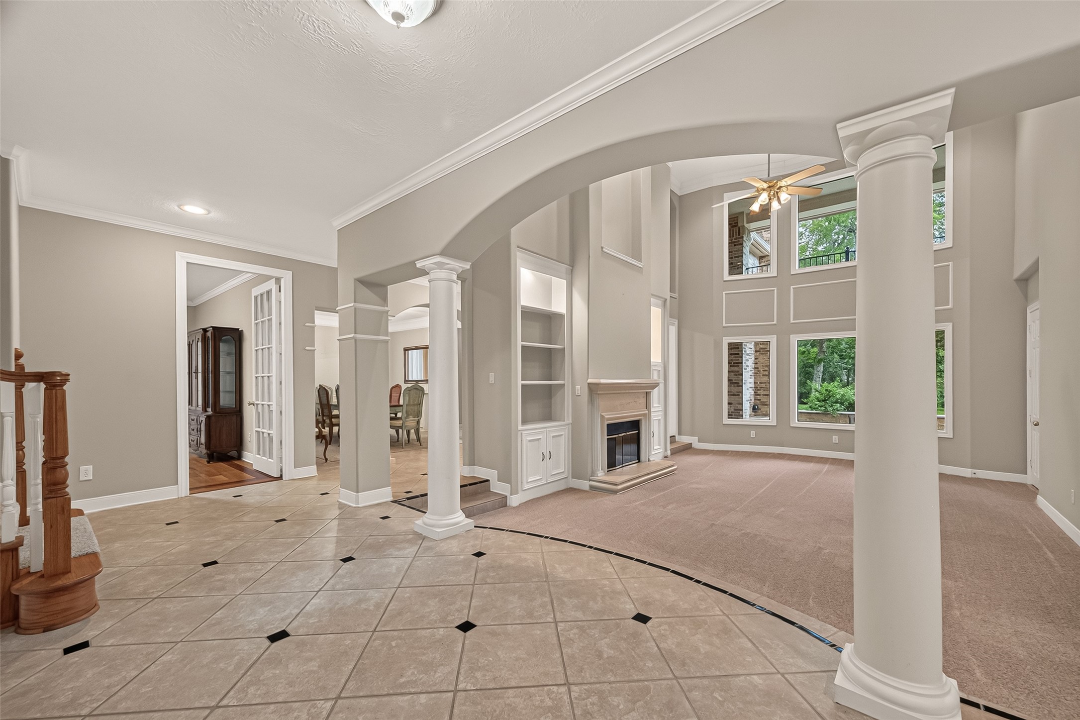 Plenty of natural light throughout the home.