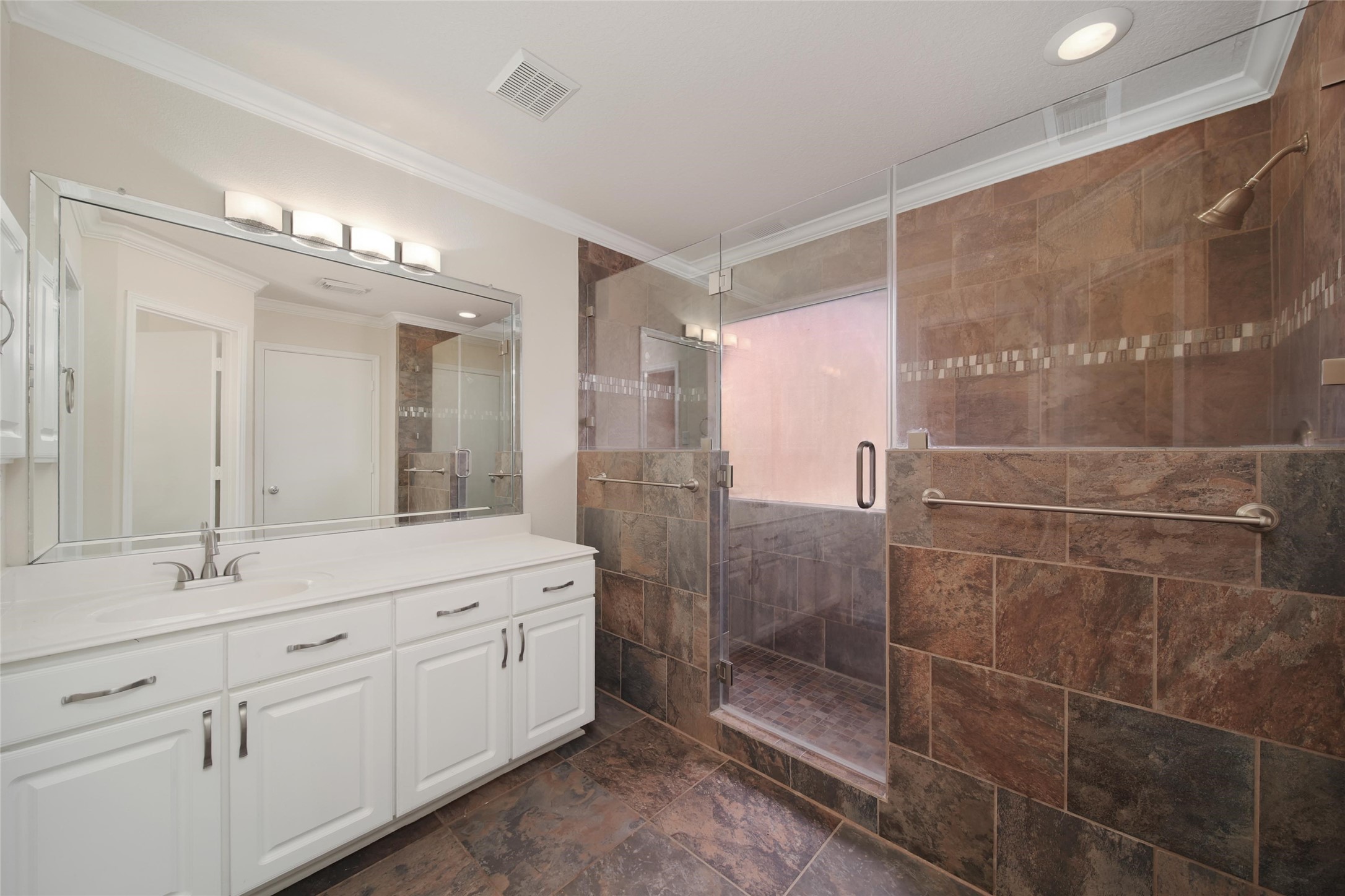 Updated primary bathroom