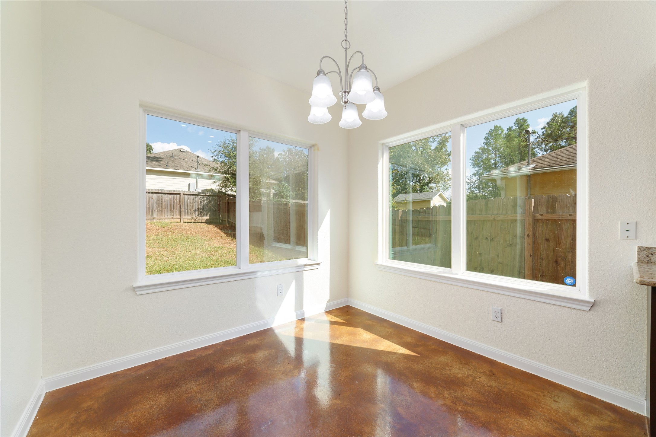 Dining area view
