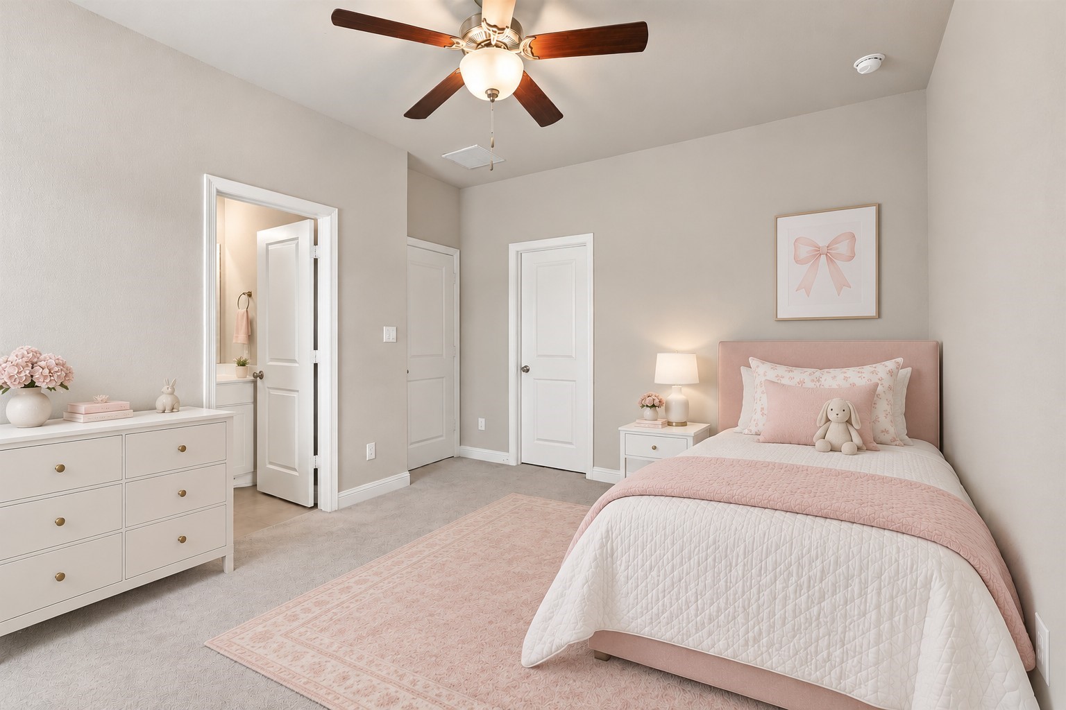VIRTUALLY STAGED: Guest Bedroom