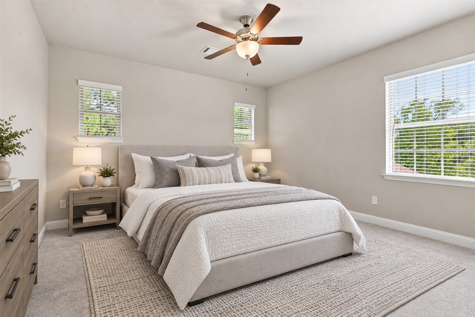 VIRTUALLY STAGED: Guest bedroom