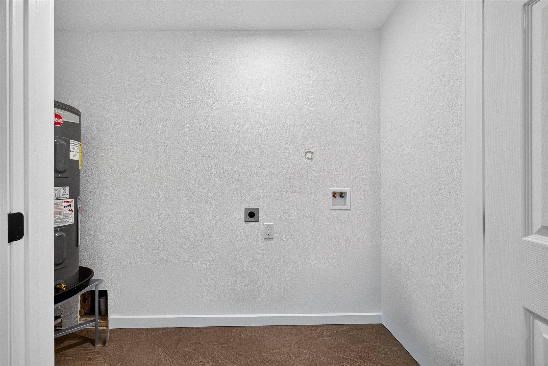 Laundry room in house